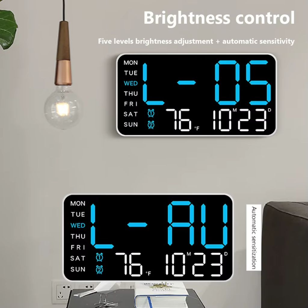 Horloge Murale et Table Numérique à Écran LED Multifunction – ساعة حائط و طاولة رقمية