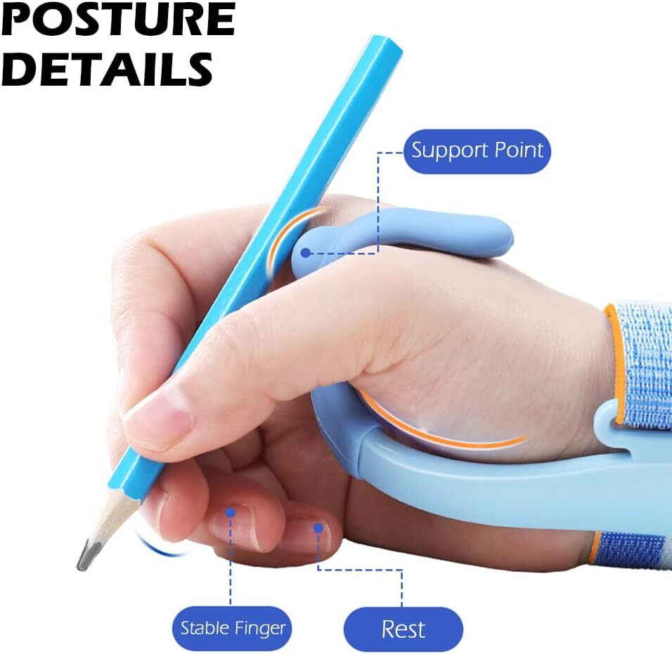 Correcteur de Posture d'Écriture et Poignet Anti-Crochet Pour Enfants - مصحح معصم وطريقة إمساك القلم للأطفال للوقاية من انحناء اليد