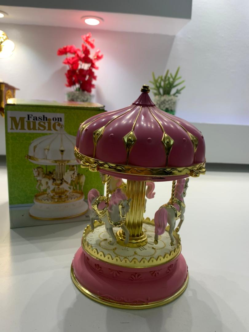 Carrousel Lumineux et Musical pour Décoration