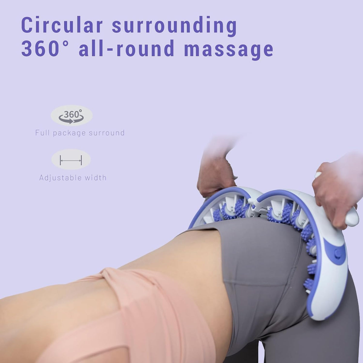 Rouleau de Massage Circulaire Anti-Cellulite et Récupération Musculaire - أسطوانة المساج الدائرية لتخفيف آلام العضلات والسيلوليت