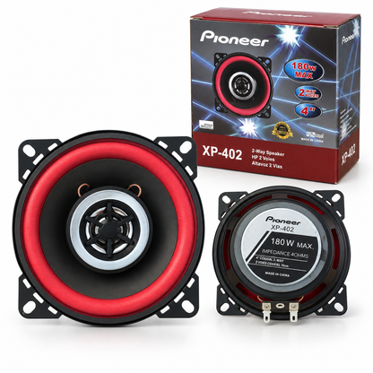 Haut-parleurs de Voiture Pioneer XP-402 4 Pouces 180W 2-Way 1Pcs - مكبرات صوت للسيارة 4 بوصة 180 واط ثنائية الاتجاه