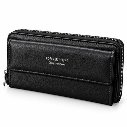 Portefeuille Multifonction en Cuir PU pour Homme et Femme - محفظة جلدية متعددة الجيوب للرجال والنساء