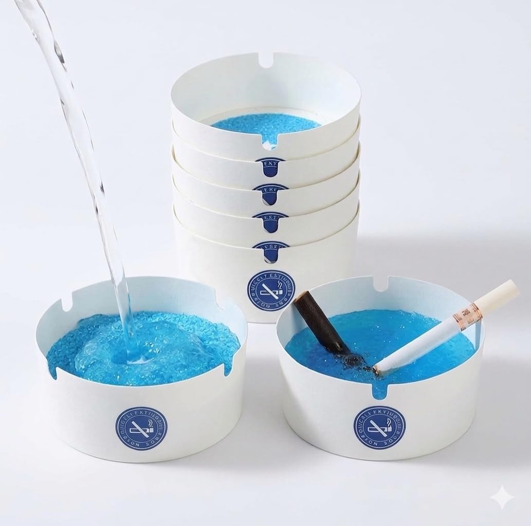 Cendrier Jetable Magique Anti-Odeur et Fumée Pack 25Pcs - منفضة السجائر الجيل المضادة للدخان والروائح