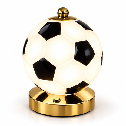 Lampe Ballon de Football LED – مجسم كرة القدم الذهبي للزينة والهدايا