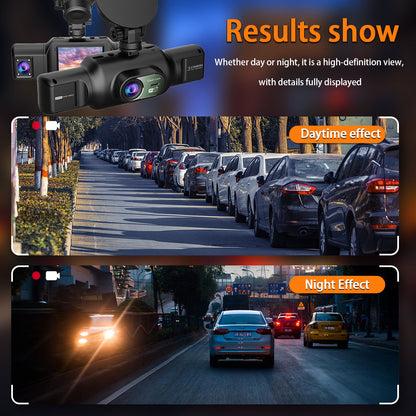 Caméra Dashcam 4 Canaux Enregistreur de Conduite Multi-Angles WiFi - كاميرا قيادة 4 قنوات مع واي فاي وتغطية شاملة للسيارة