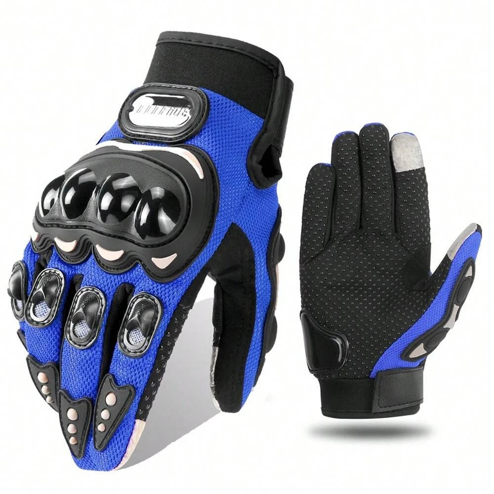Pack Moto Hiver Cagoule Professionnel + Gants Pro Biker respirants avec protections antidérapantes