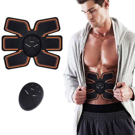 Ceinture de Musculation Électrostimulation EMS Abdominaux et Minceur, 6 Modes - حزام التخسيس وتحفيز العضلات الكهربائي الذكي