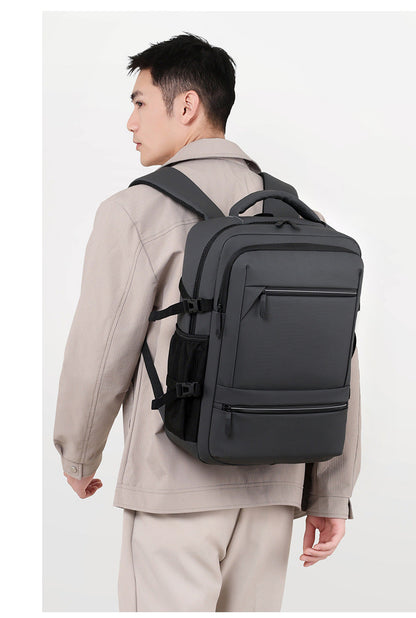 Sac à Dos pour Ordinateur Portable Grande Capacité et Anti-Vol Bomag Boy Gris - حقيبة ظهر للكمبيوتر المحمول واسعة ومانعة للسرقة