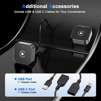 Adaptateur Sans Fil CarPlay et Android Auto pour Voitures - محول السيارة الذكي 2 في 1