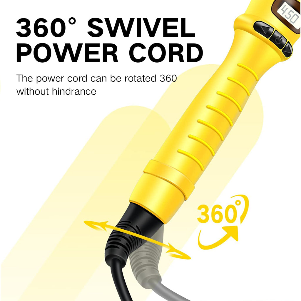 Enzo Fer à Friser Professionel en Céramique à 5 Barils – مجعد شعر أصلي من إينزو