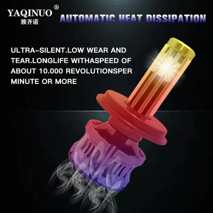 Kit Lampe de phare F6 H4 LED 6 Directions 6500K - مصابيح إضاءة أمامية للسيارات