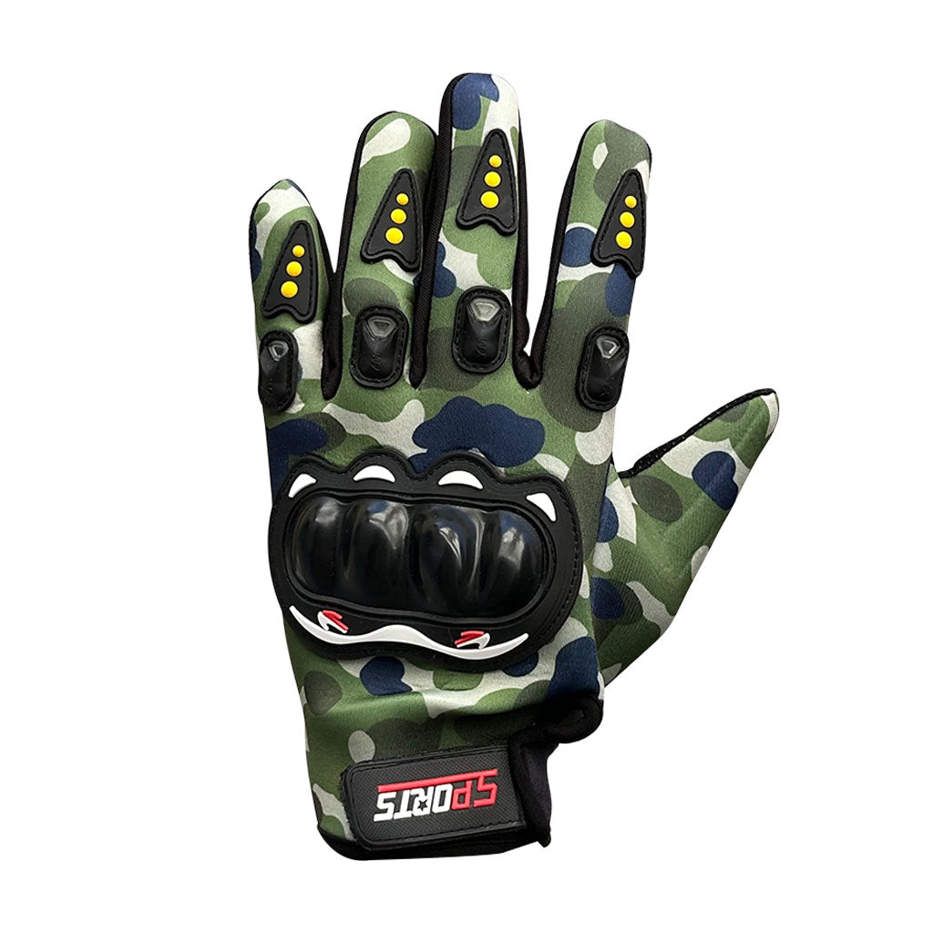 Gants de Moto Respirants Pro Biker à Doigts Longs V2 – قفازات إحترافية للدرجات النارية