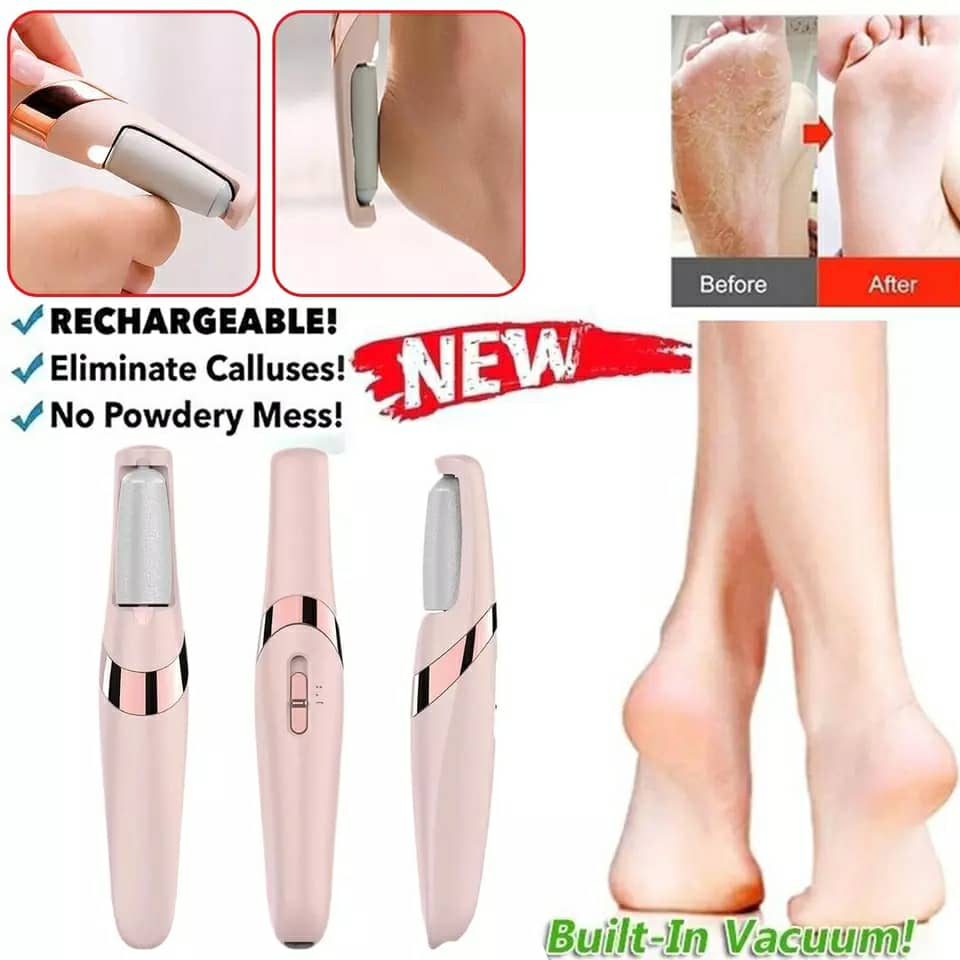 Pack Chaussettes en Gel de Silicone réutilisables avec Broyeur électrique de pieds – عرض خاص