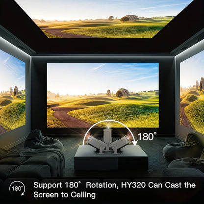 Projecteur portable Full HD HY320 Android 11 WiFi6 et Bluetooth 5.0 - جهاز عرض ذكي - تنزوت