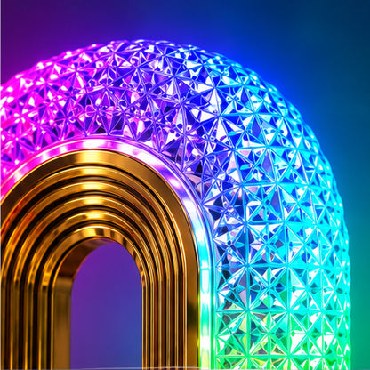 Lampe de Chevet LED RGB Forme Œil avec Télécommande et Contrôle par Application - مصباح ديكوري بشكل عين بإضاءة وتحكم بالريموت والهاتف
