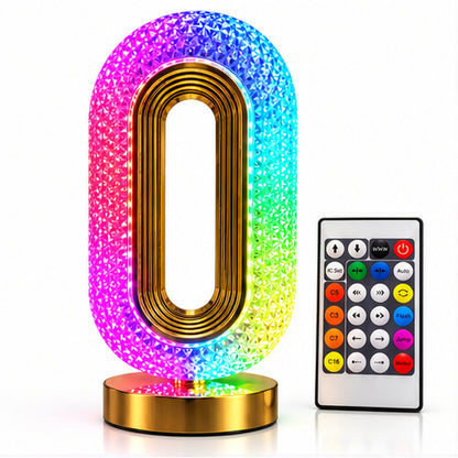 Lampe de Chevet LED RGB Forme Œil avec Télécommande et Contrôle par Application - مصباح ديكوري بشكل عين بإضاءة وتحكم بالريموت والهاتف