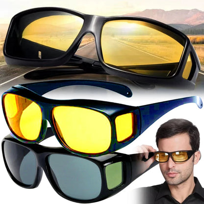 Lunettes de conduite HD Vision Du Jour et Nuit 2Pcs - تنزوت