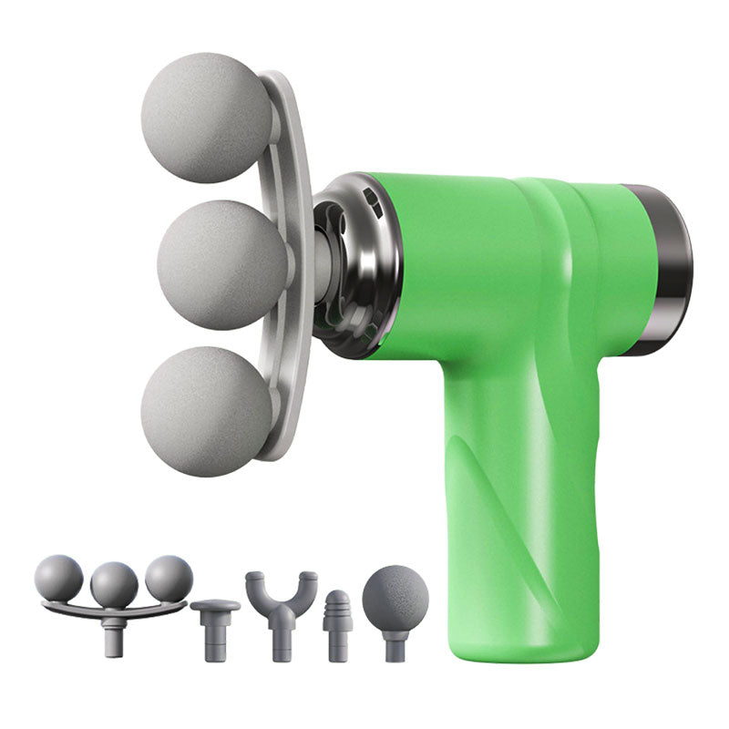 Pistolet de massage pour soulager la douleur 6 vitesses 4 têtes LM-810T - جهاز تدليك بعدة رِؤوس