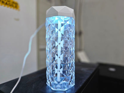 Lampe en cristal avec humidificateur d’air, diffuseur d’arôme, USB 900ml