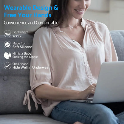 Double Tire Lait Electrique Mains Libres MY-375 4 Modes 12 Niveaux - جهاز إستخراج الحليب 2 قطع