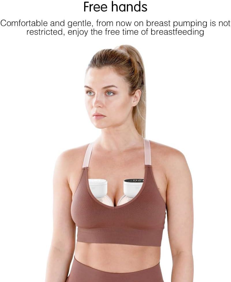 Double Tire Lait Electrique Mains Libres MY-376 3 Modes 9 Niveaux - جهاز إستخراج الحليب 2 قطع