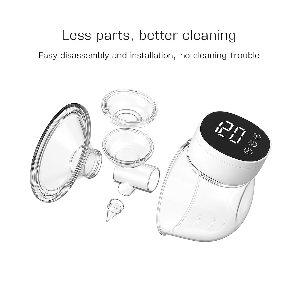 Double Tire Lait Electrique Mains Libres MY-376 3 Modes 9 Niveaux - جهاز إستخراج الحليب 2 قطع