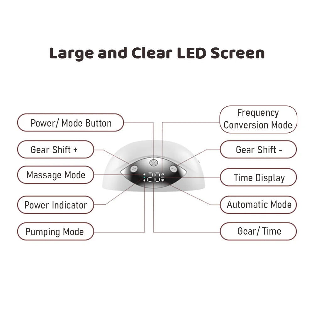 Tire Lait Electrique Mains Libres MY-378 4 Modes 12 Niveaux - جهاز إستخراج الحليب