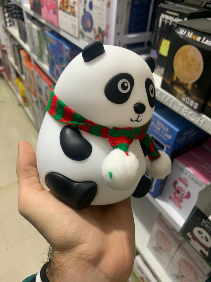 Veilleuse Forme de Panda Silicone Rechargeable Pour Bébé