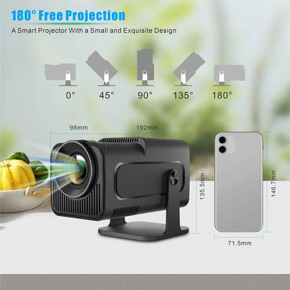 Projecteur portable Full HD HY300 Android 11 WiFi6 et Bluetooth 5.0 - جهاز عرض ذكي