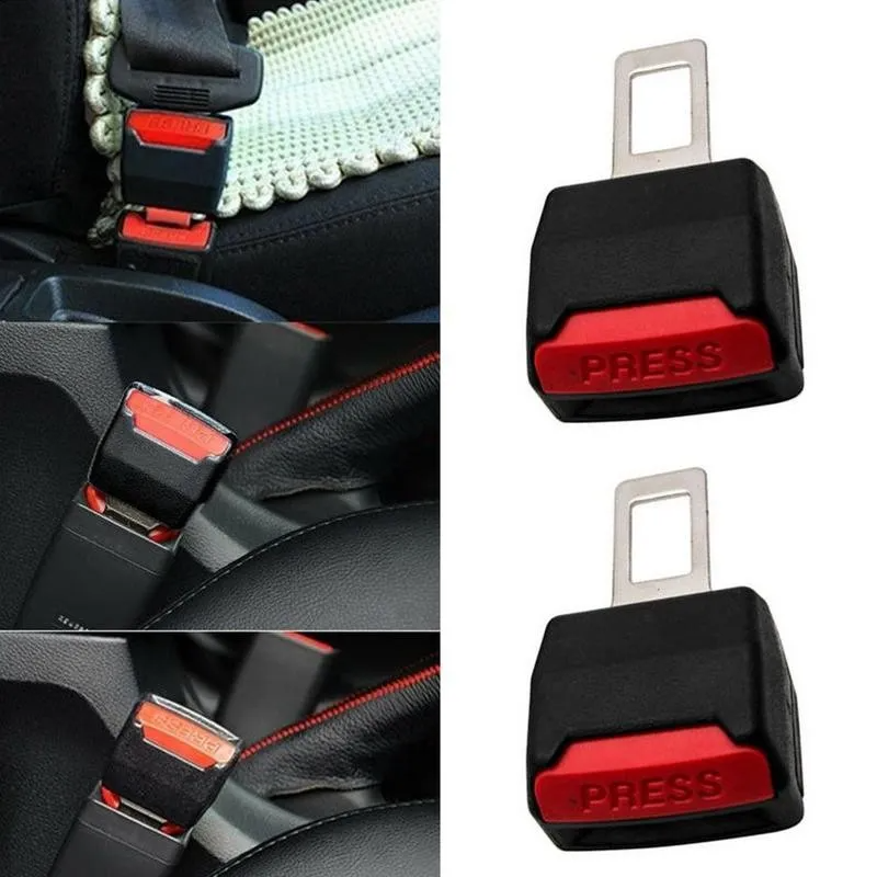 4Pcs Rallonge de ceinture de sécurité de voiture anti-Bip