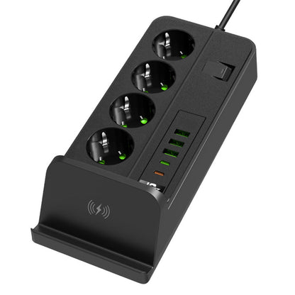 Multiprise 4 SOCKET 2500W avec USB, Type-C et chargement sans fil – مقبس طاقة وشاحن لاسلكي - تنزوت
