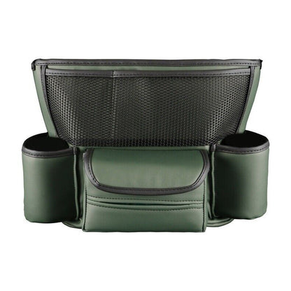 Sac de rangement central en cuir pour siège avant de voiture