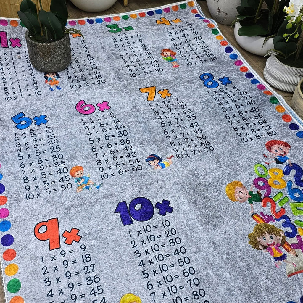 Tapis Chambre D’enfants avec des Motifs Éducatifs – بساط غرف الأطفال