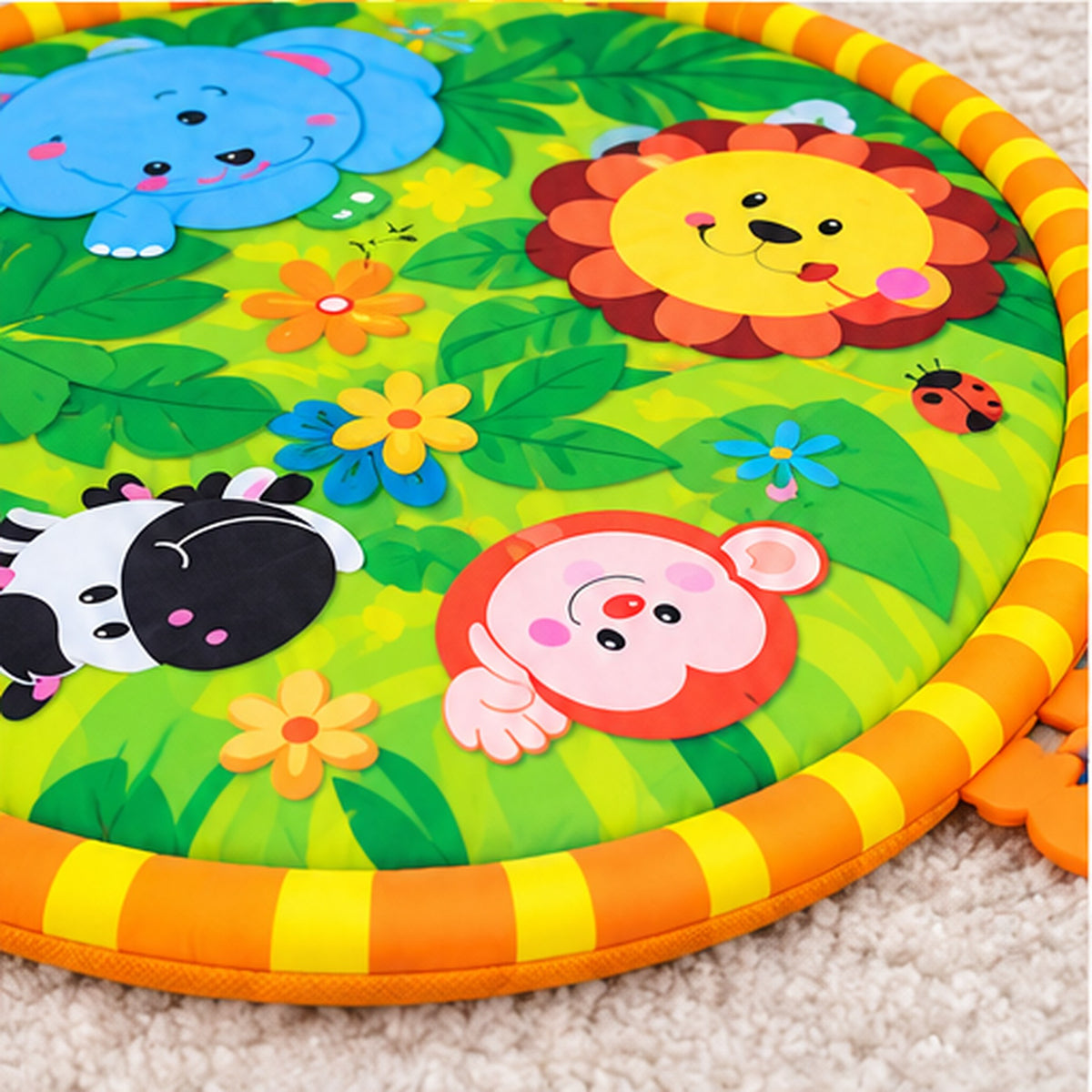 Tapis d’Éveil et d’Activités pour Bébé avec Arches 75×50 cm - بساط لعب وأنشطة للرضع بأقواس وألعاب معلّقة