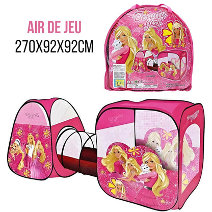 Tente Tunnel de jeu pliable pour enfants - خيمتان ونفق 3 في1 للأطفال