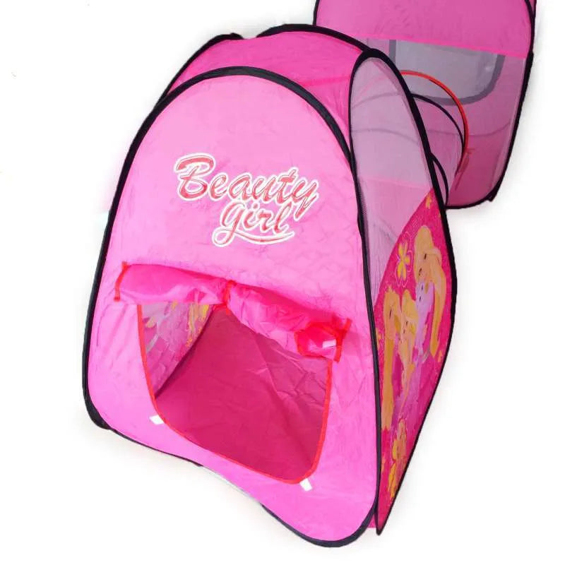 Tente Tunnel de jeu pliable pour enfants - خيمتان ونفق 3 في1 للأطفال