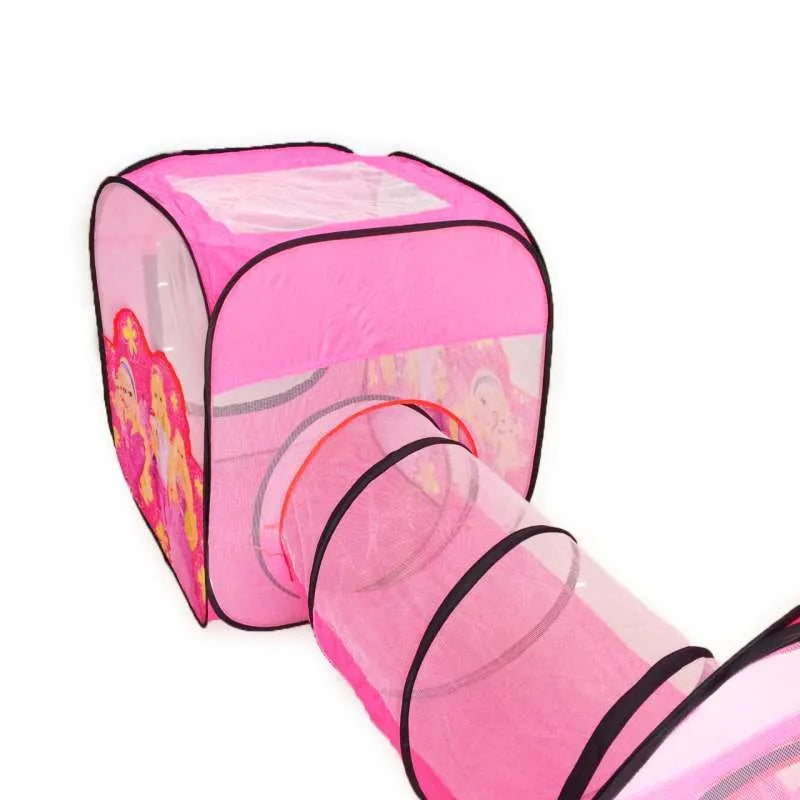 Tente Tunnel de jeu pliable pour enfants - خيمتان ونفق 3 في1 للأطفال