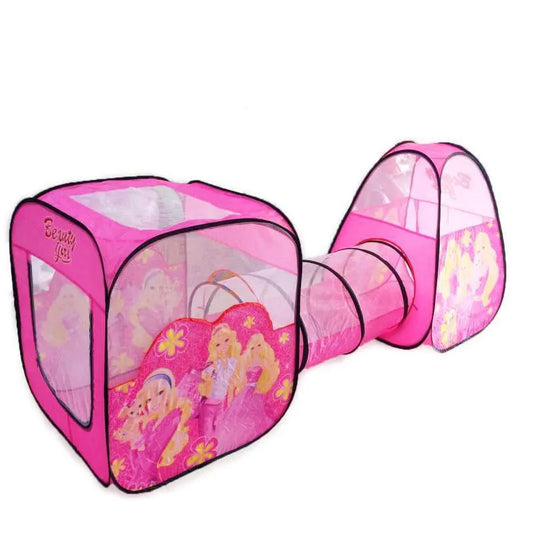 Tente Tunnel de jeu pliable pour enfants - خيمتان ونفق 3 في1 للأطفال